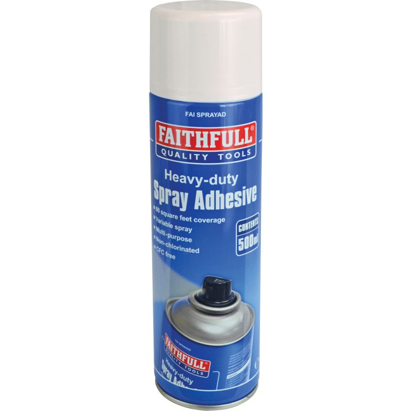 FAITHFULL FAISPRAYAD NO-CHLORINATED SPRAY ADHESIVE 500ml