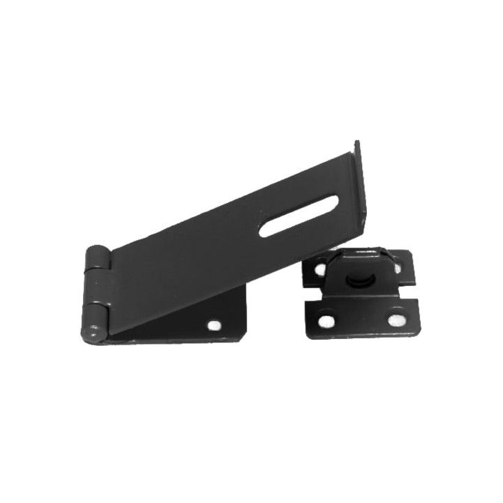 150mm 6" No HS617 BLACK HASP & STAPLE LOOSE HS617-015BK