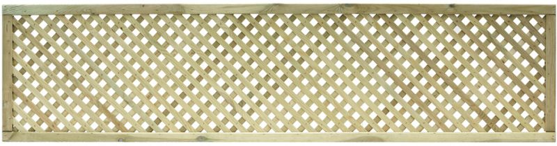 GRANGE LILLAT03 LILLESHALL LATTICE TRELLIS 0.3 x 1.83m GREEN