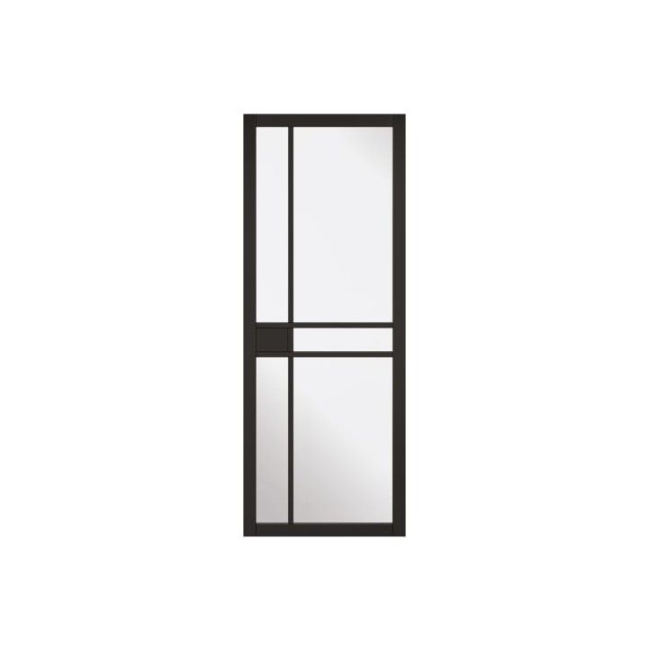 LPD GREENWICH GLAZED INTERNAL DOOR BLACK 33" GREBLA33