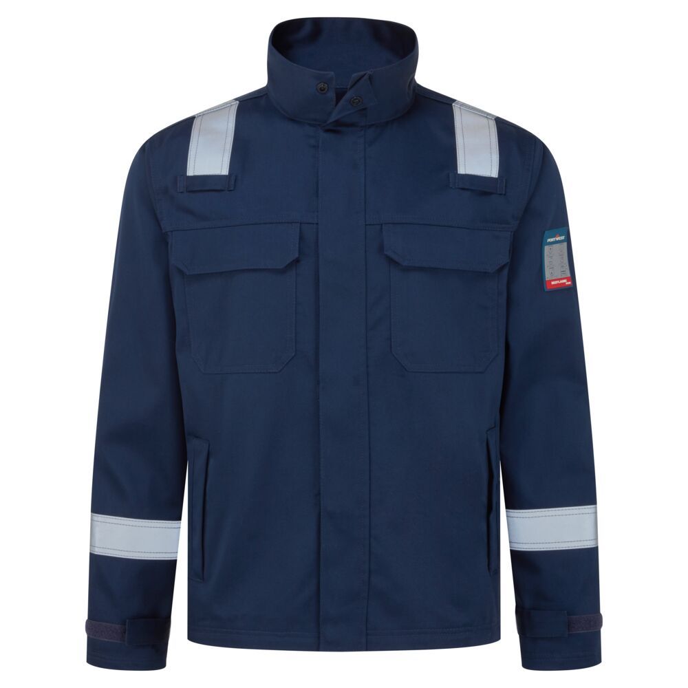 Bizflame Work+ FR Jacket, L, R, Navy