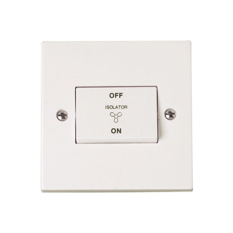 CLICK PRW020 SWITCH FAN ISOLATOR 10A WHITE