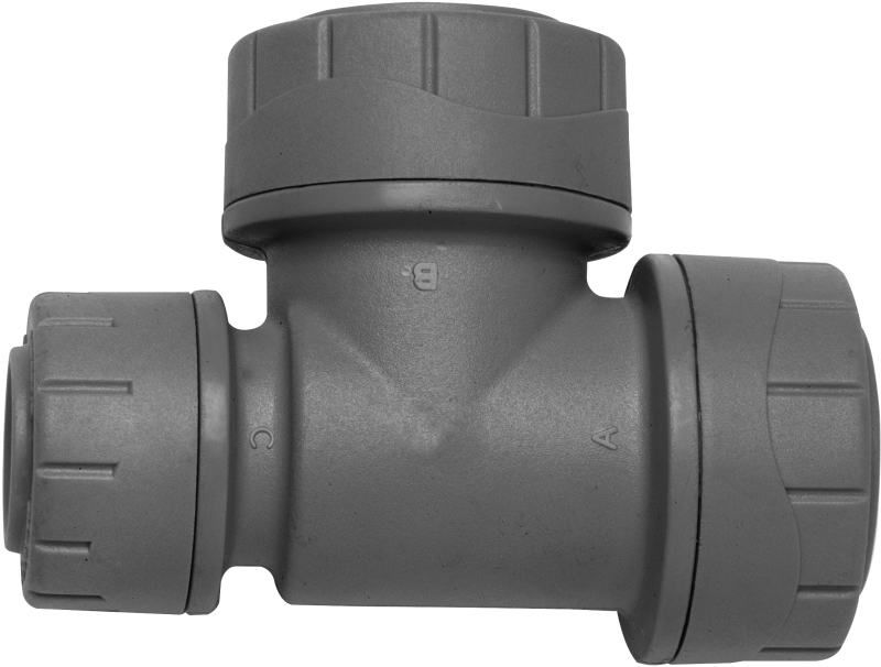 POLYPIPE POLYPLUMB END REDUCED TEE 15 x 10 x 15mm PB1415