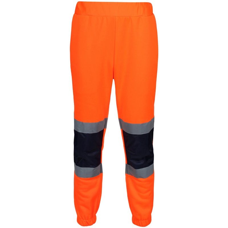 REGATTA PRO HI VIS JOGGERS EXTRA LARGE (ORANGE/ NAVY) TRJ503