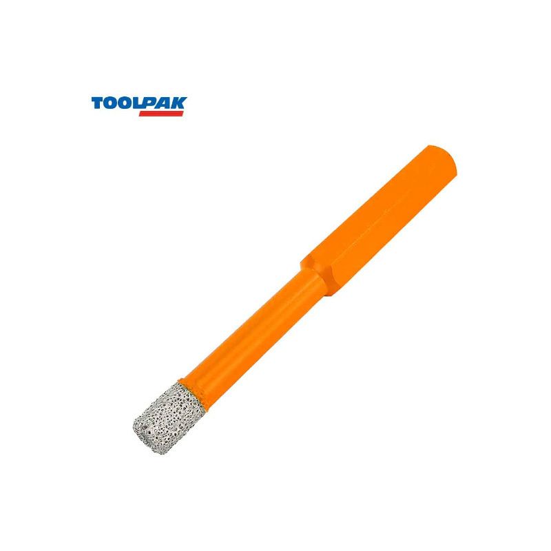 TOOLPAK VACUUM BRAZED MINI CORE DRY TILE DRILL 7mm DTD07