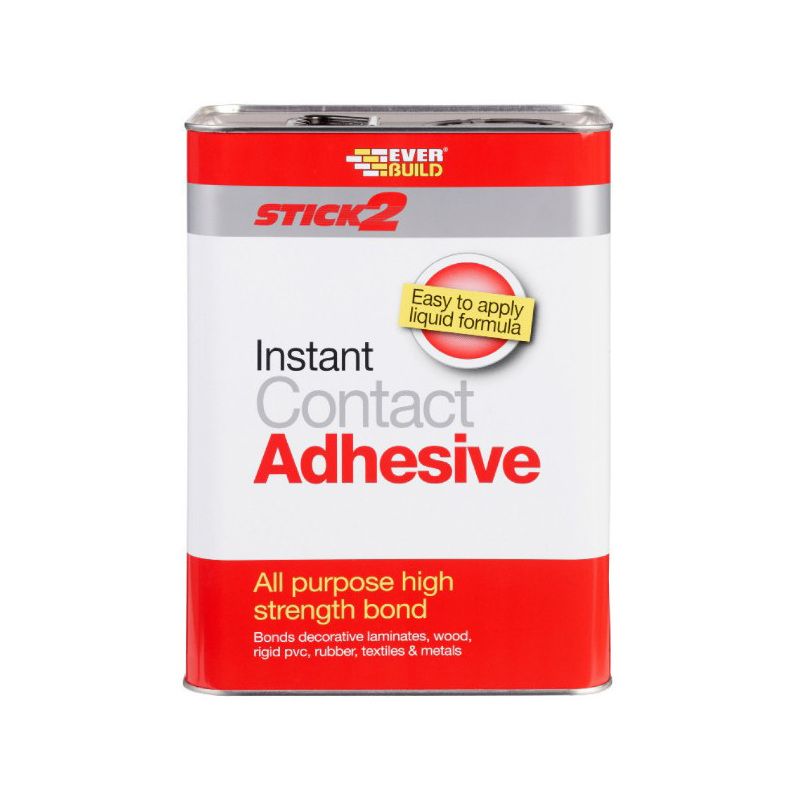 Everbuild Stick2 All-Purpose Contact Adhesive Adhesive 5L CONA5