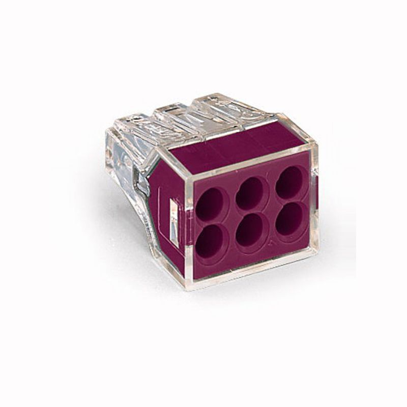 WAGO 51002099 2.5mm WIRE CONNECTOR 6WAY (PACK 20)