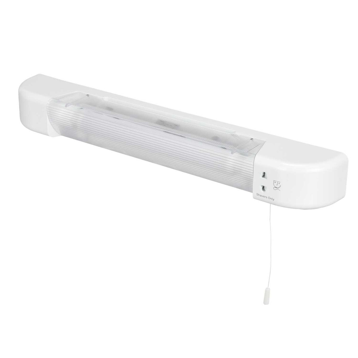 Deta Shaver Light with Socket and Pull Switch