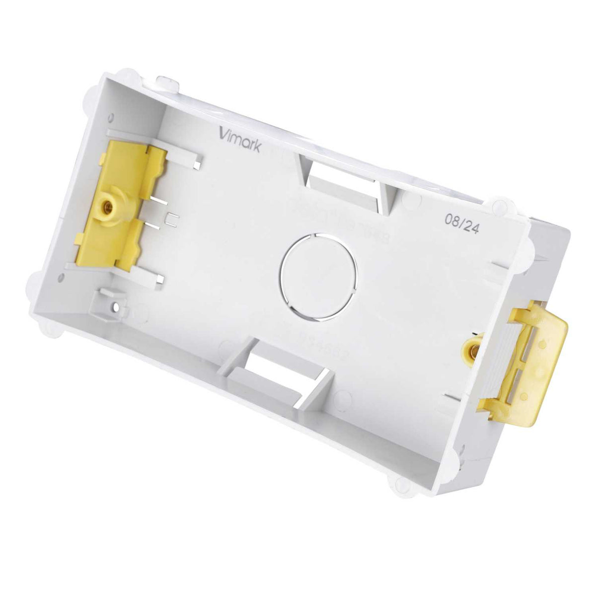Deta 2 Gang 35mm Deep Dry Lining Box White