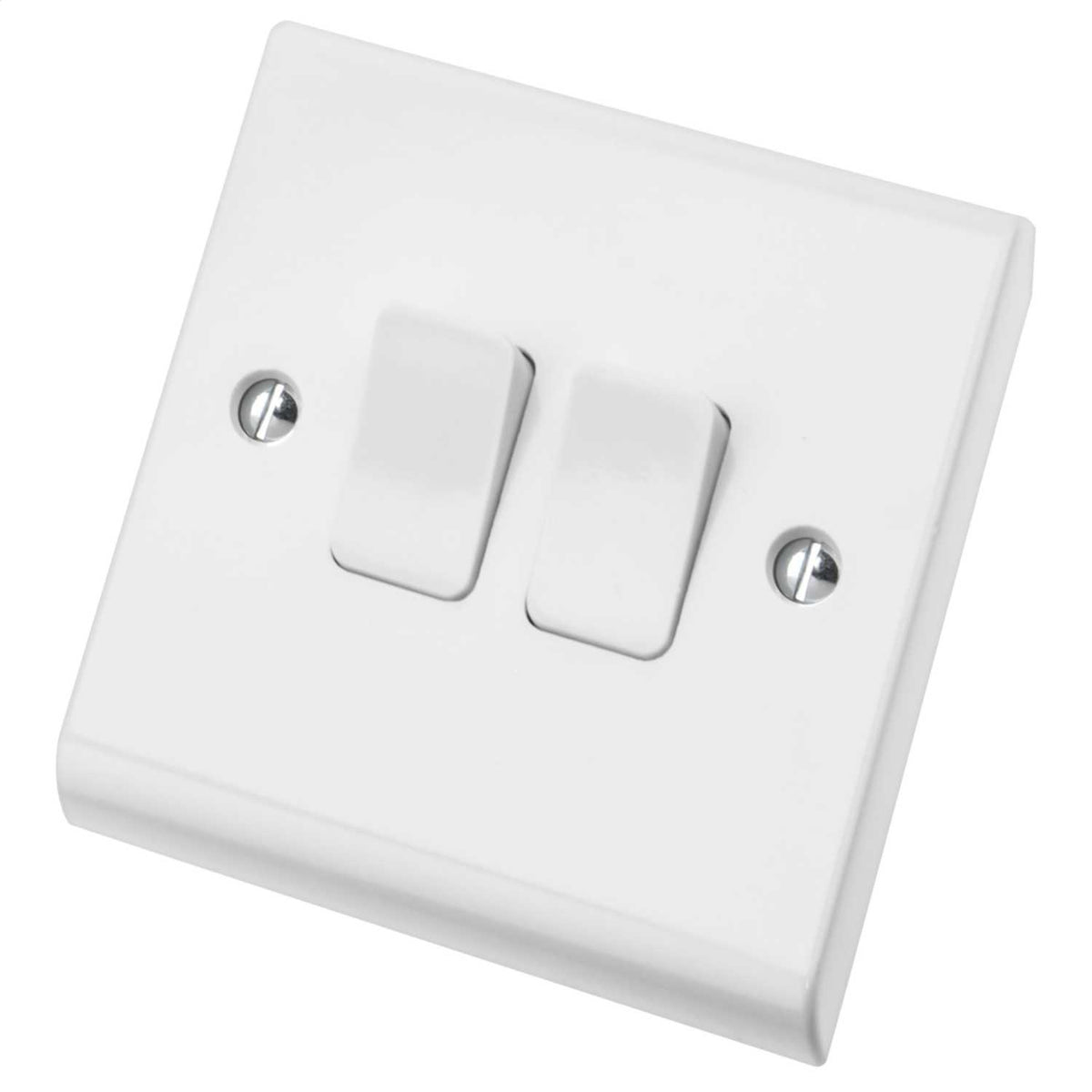 Deta 10A 2 Gang 2 Way Light Switch