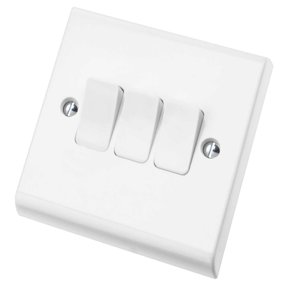 Deta 10A 3 Gang 2 Way Light Switch