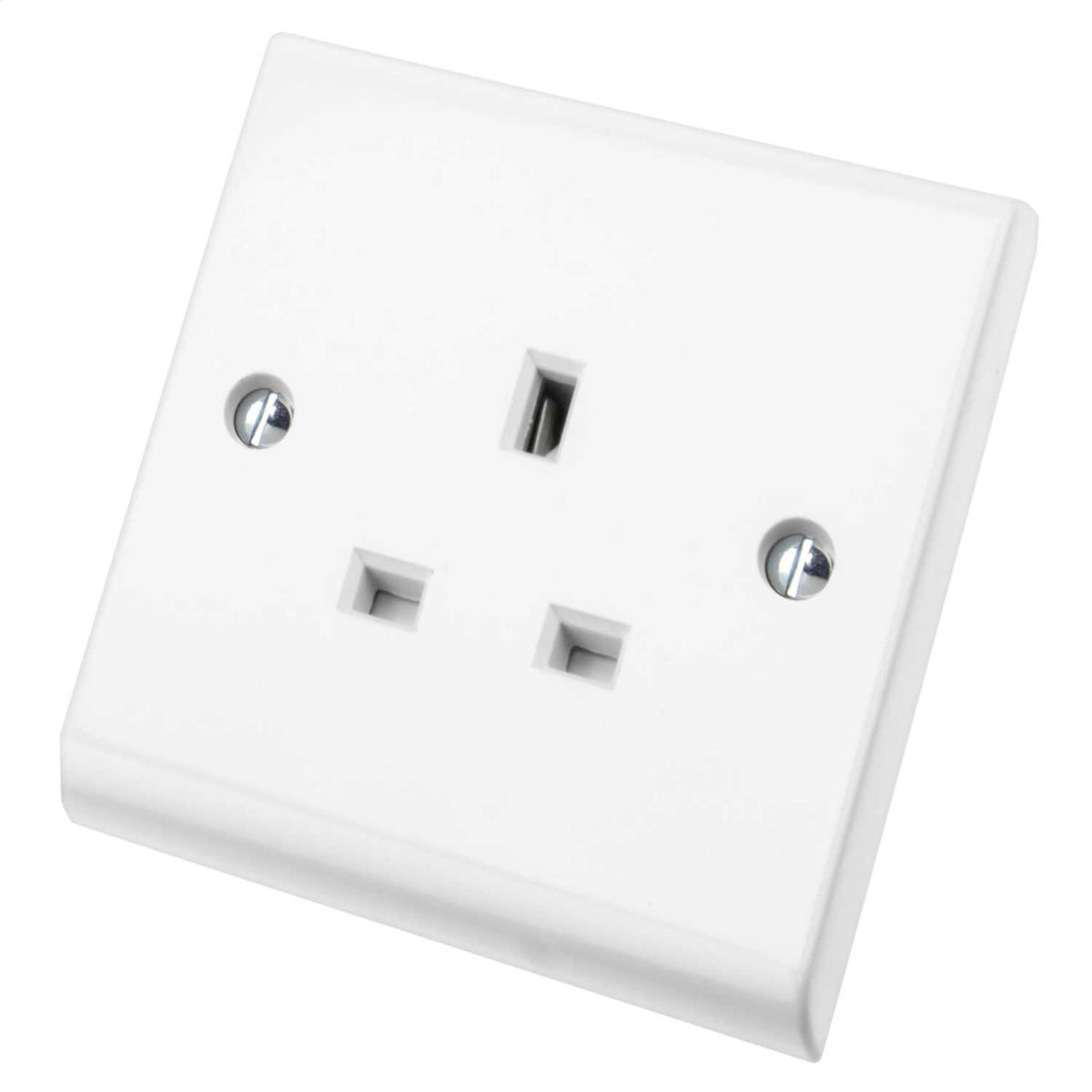 Deta 13A 1 Gang Unswitched Socket
