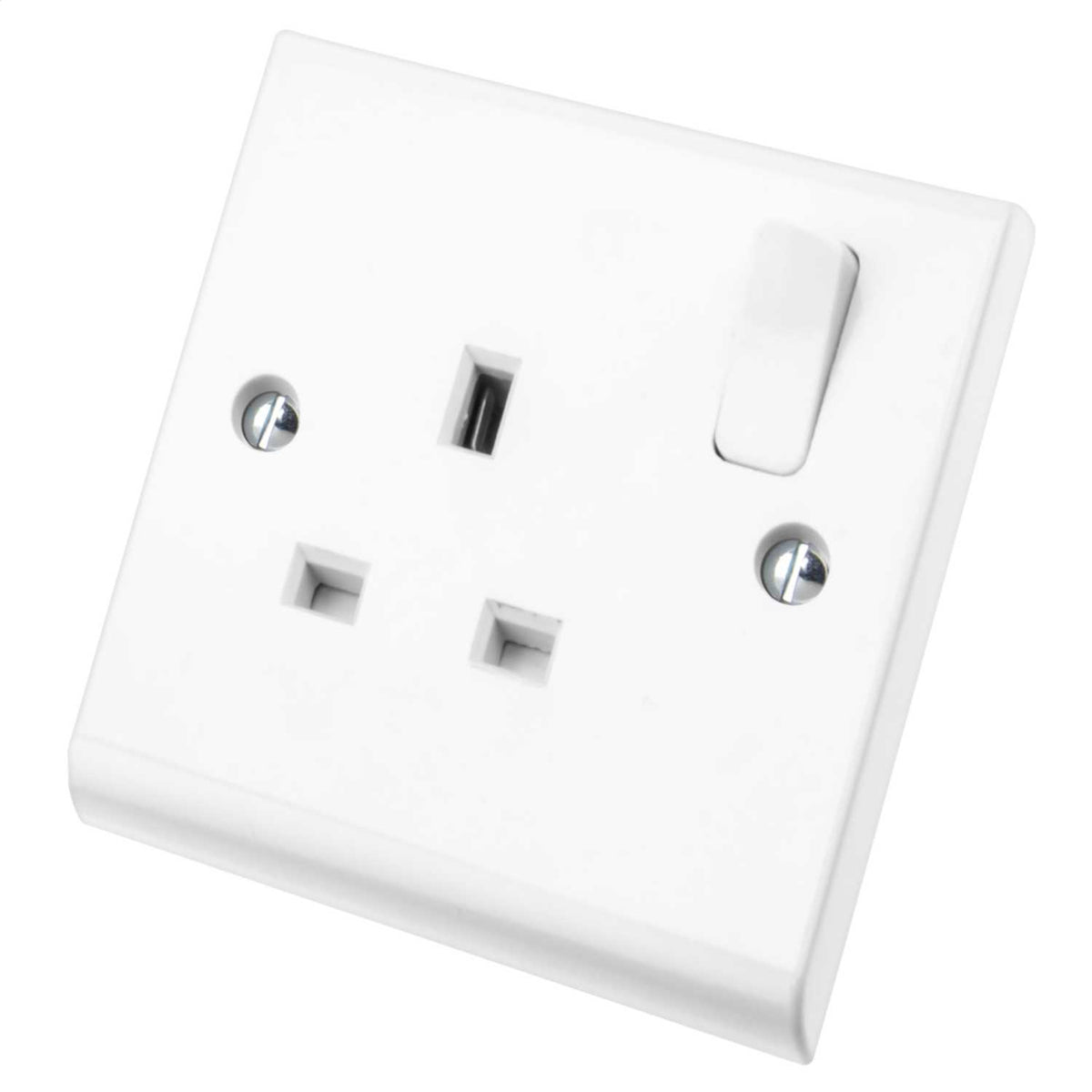Deta 13A 1 Gang Switched Socket