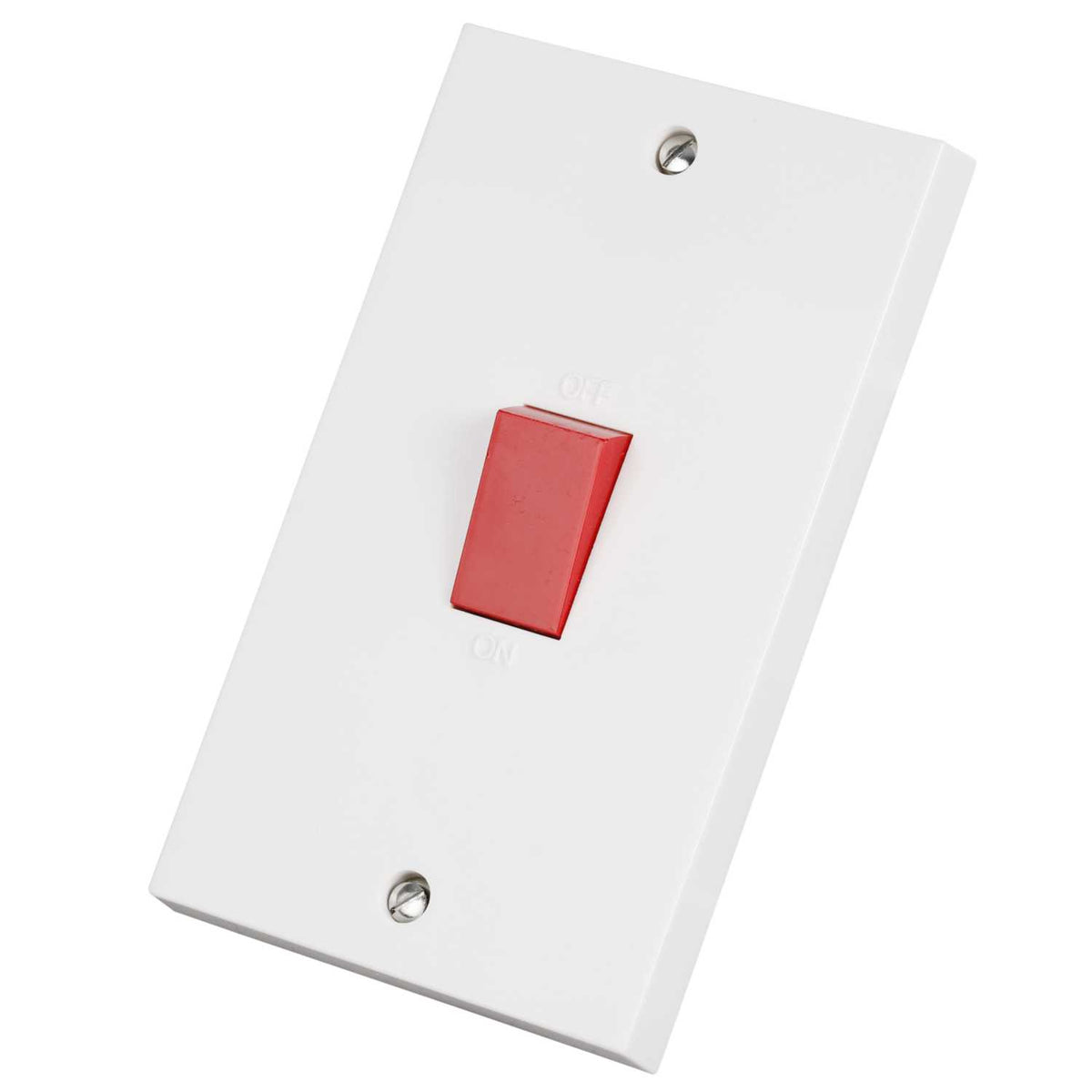 Deta 45A DP 2 Gang Vertical Switch