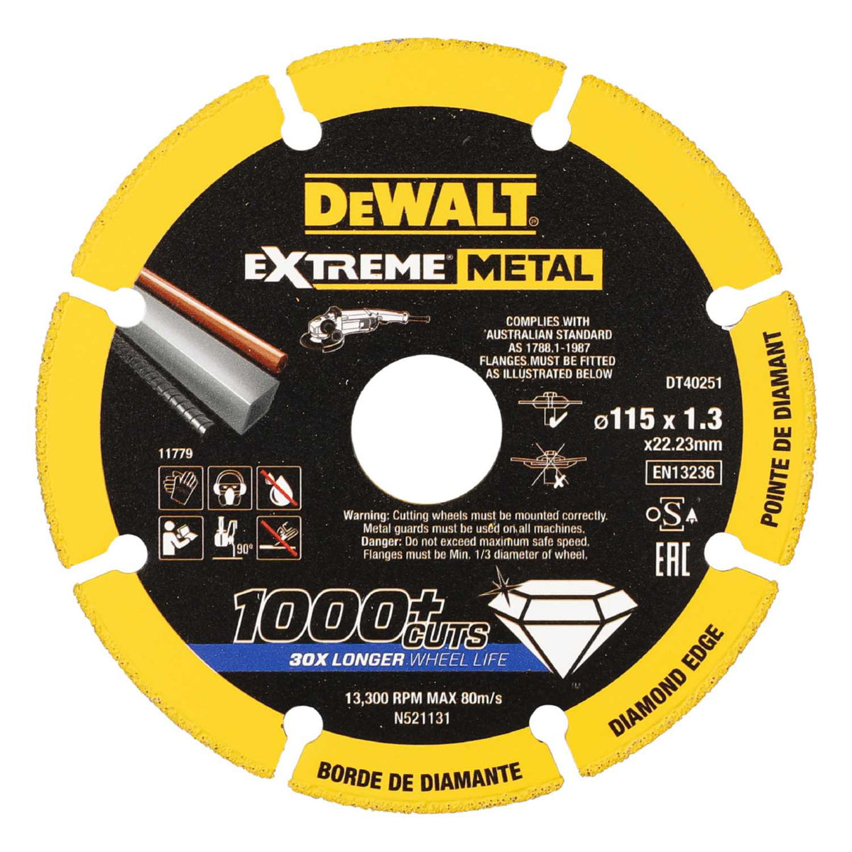 DeWALT DT40251-QZ Extreme Diamond Disc 115mm