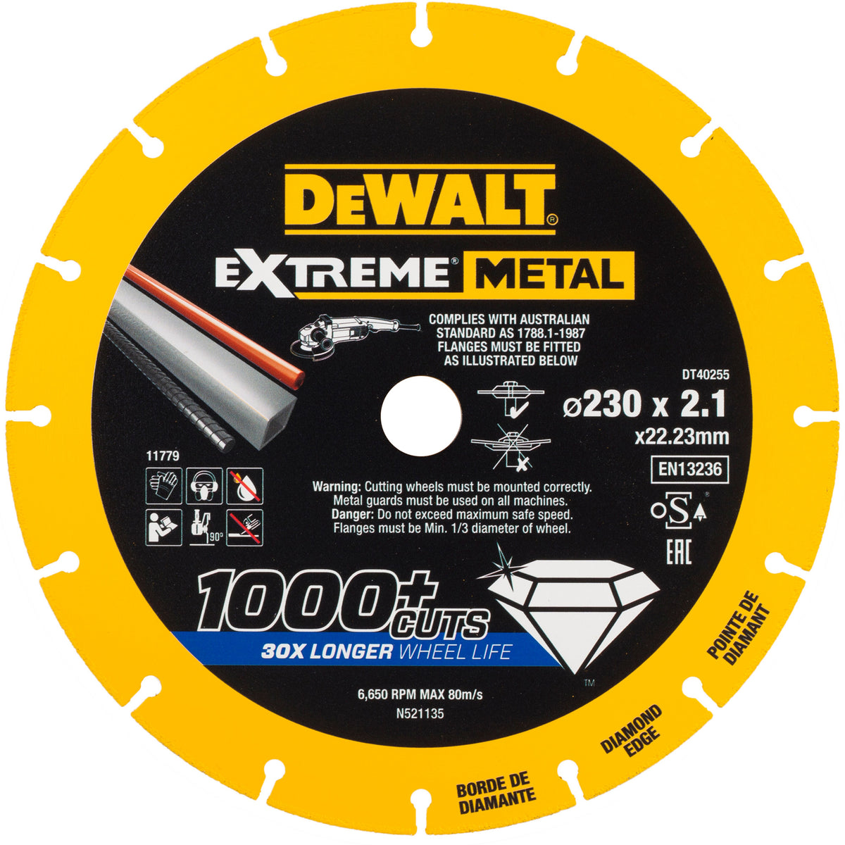 DeWALT DT40255-QZ Extreme Diamond Disc 230mm