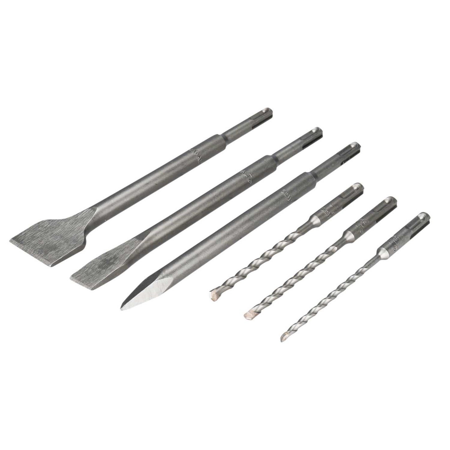 DeWALT DT60331-QZ 6 Piece SDS+ Drill and Chisel Bit Set