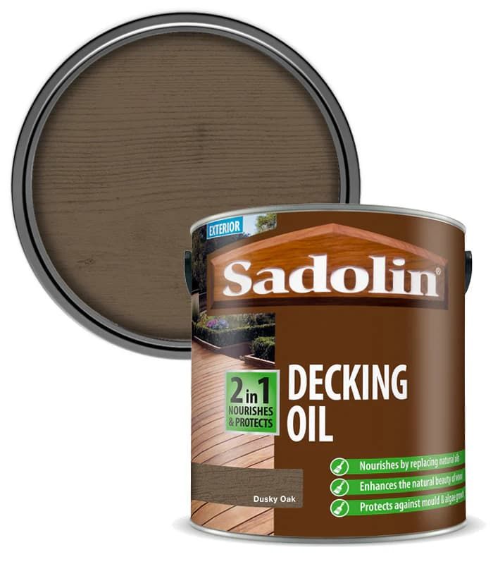 SADOLIN 2 IN 1 DECKING OIL 2.5l DUSKY OAK 5096472