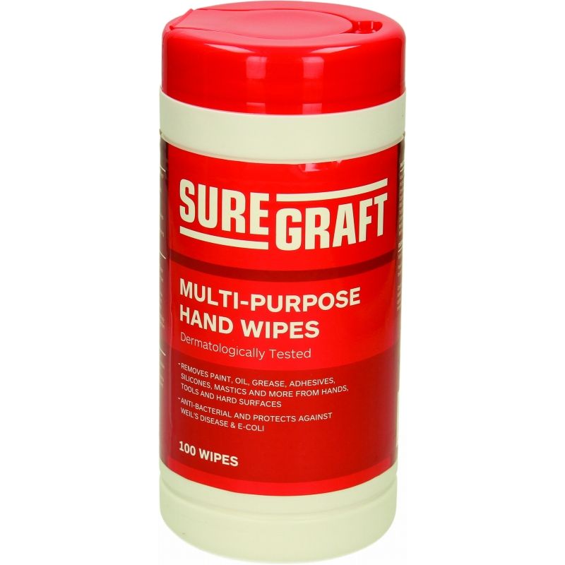 SUREGRAFT MULTI PURPOSE HANDWIPES X 100 P030452