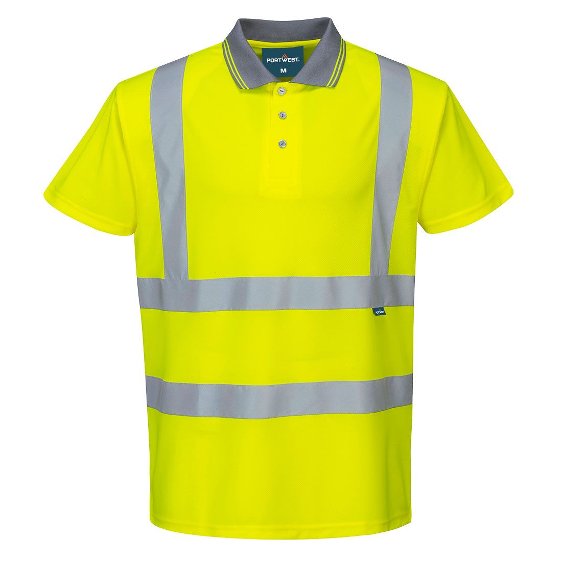 ES1 Essential Hi-Vis Polo Shirt S/S, 4XL, R, Yellow