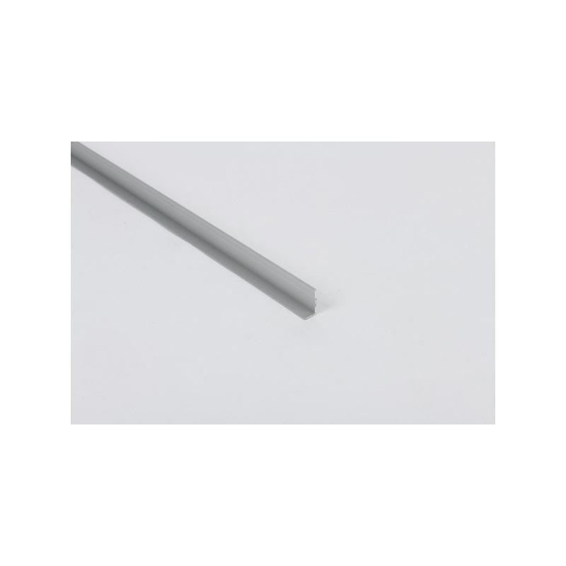 ROTHLEY RK01050A10 ANODISED ALUMINIUM ANGLE UNEQUAL SIDES 20 x 10mm x 1m SILVER