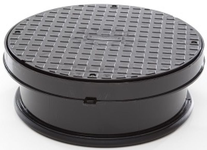 POLYPIPE ROUND PVC COVER & FRAME 320mm UG501