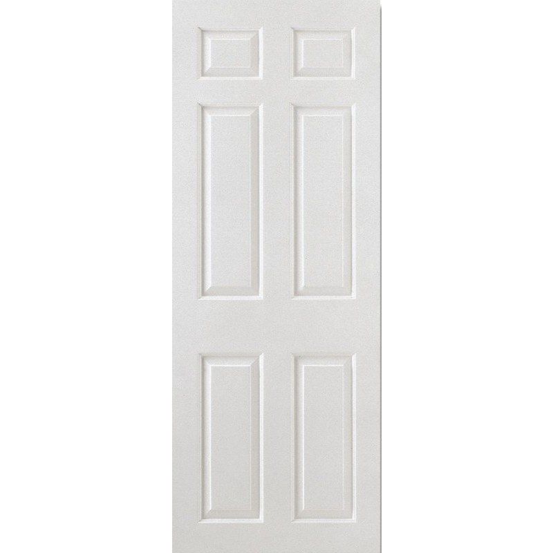 LPD WHITE SMOOTH 6 PANEL INTERNAL DOOR 78 x 30" 1981 x 762 x 35mm SMO6P30