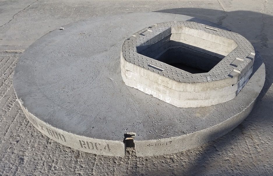 CPM CONCRETE PCC SEATING RING CENTRAL ACCESS 675 x 675mm A672P15