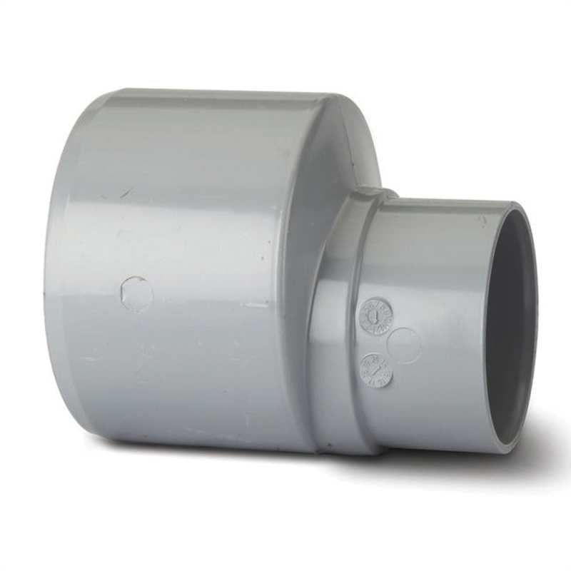 POLYPIPE RAINWATER REDUCER 110 x 68mm SD46G GREY