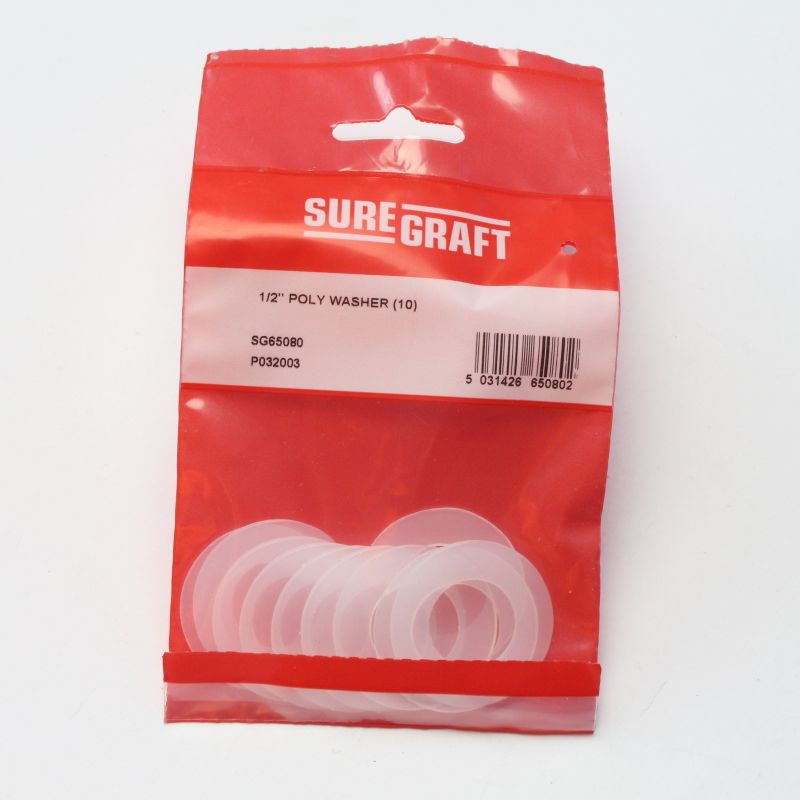 Suregraft Poly Washer Pk10 1/2in