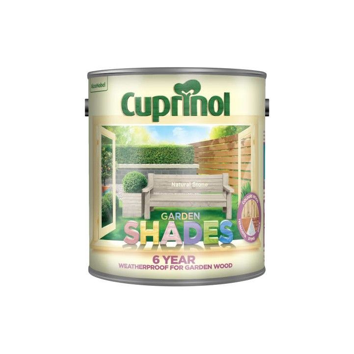 CUPRINOL GARDEN SHADES PAINT 2.5l NATURAL STONE 5092612