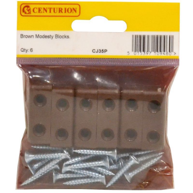 CENTURION CJ35P BROWN MODESTY BLOCK PACK