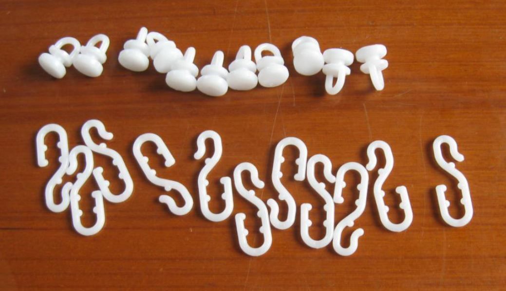 AKW 24092 SPARE HOOKS & GLIDERS FOR SHOWER RAILS