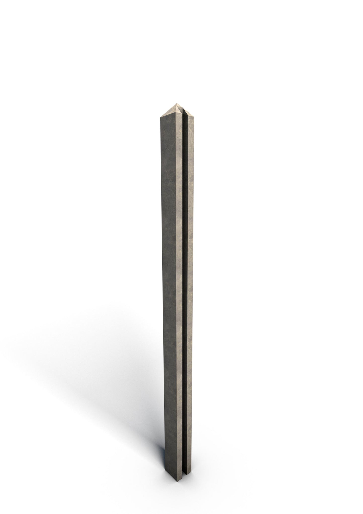 F P MCCANN LIGHTWEIGHT CONCRETE SLOTTED CORNER POST 8' FPSLPC240LW 70101