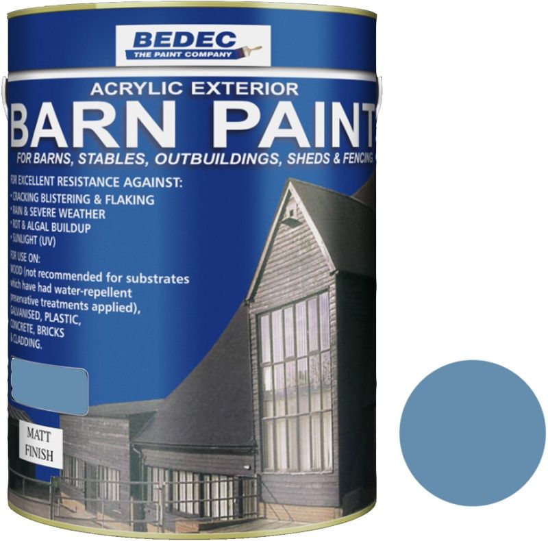 BEDEC MATT BARN PAINT 5l EUCALYPTUS BEDE2AN2008/46