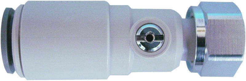 SPEEDFIT 15SVSTC-01-W TOOL-FREE SERVICE VALVE C/W STRAIGHT TAP CONNECTOR 15mm x 1/2" 70010171