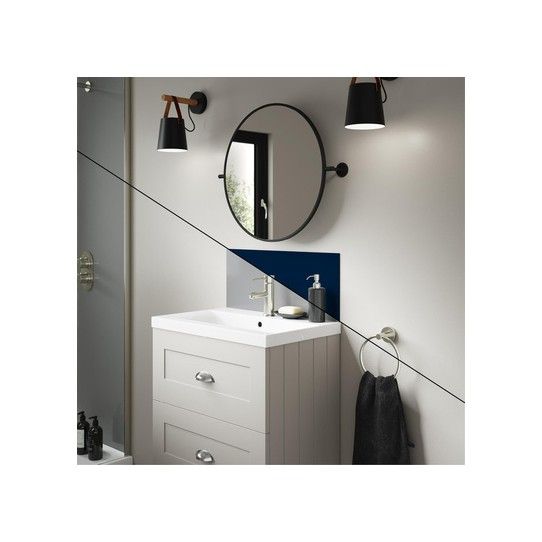 WETWALL ALLOY UPSTAND 4 x 250 x 600mm ATLANTIC/URBAN GREY SWA-SNUG-600X250X4