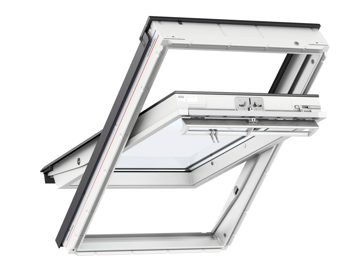 Velux GGU SK06 0070Q Security Centre Pivot Roof Window M-Free 70-Pane 114 x 118cm White