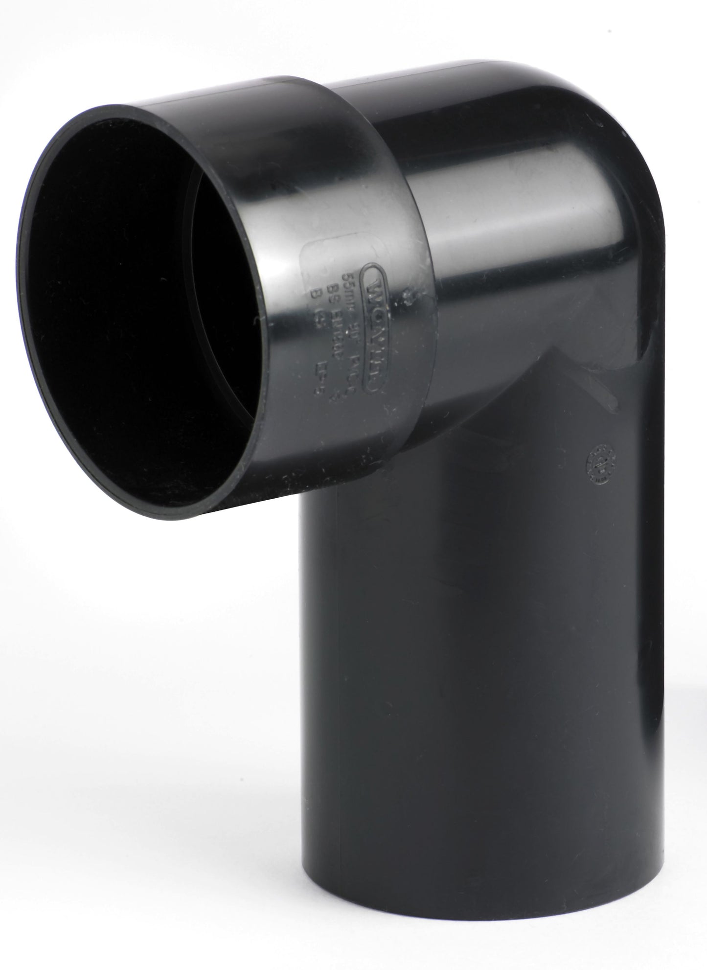 OSMAWELD 2M260 PVCC SPIGOT BEND 90deg 50mm 2M260B BLACK
