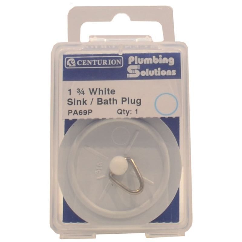 CENTURION PA69P SINK PLUG 1 3/4" WHITE