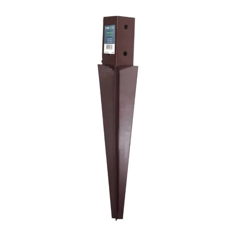 PERRY POST SPIKE 75 x 75 x 600mm BROWN 47010075BR