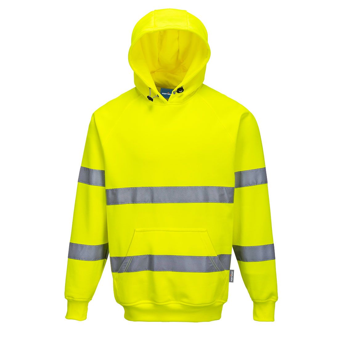 ES1 Essential Hi-Vis Hooded Sweatshirt, 4XL, R, Yellow