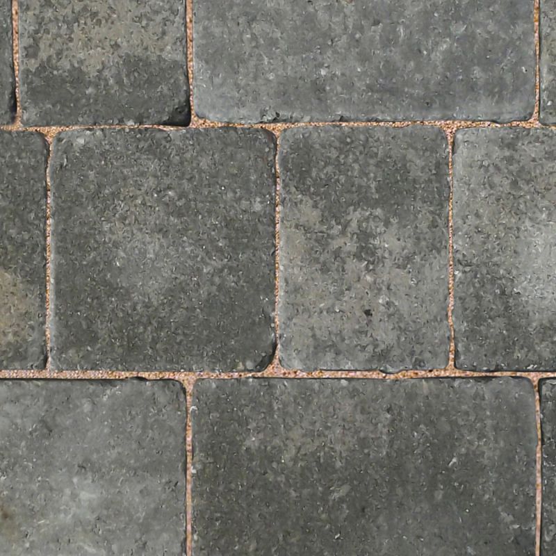 BRADSTONE WOBURN RUMBLED 50mm BLOCK PAVING (OLD) 200 x 134 x 50mm GRAPHITE 40287