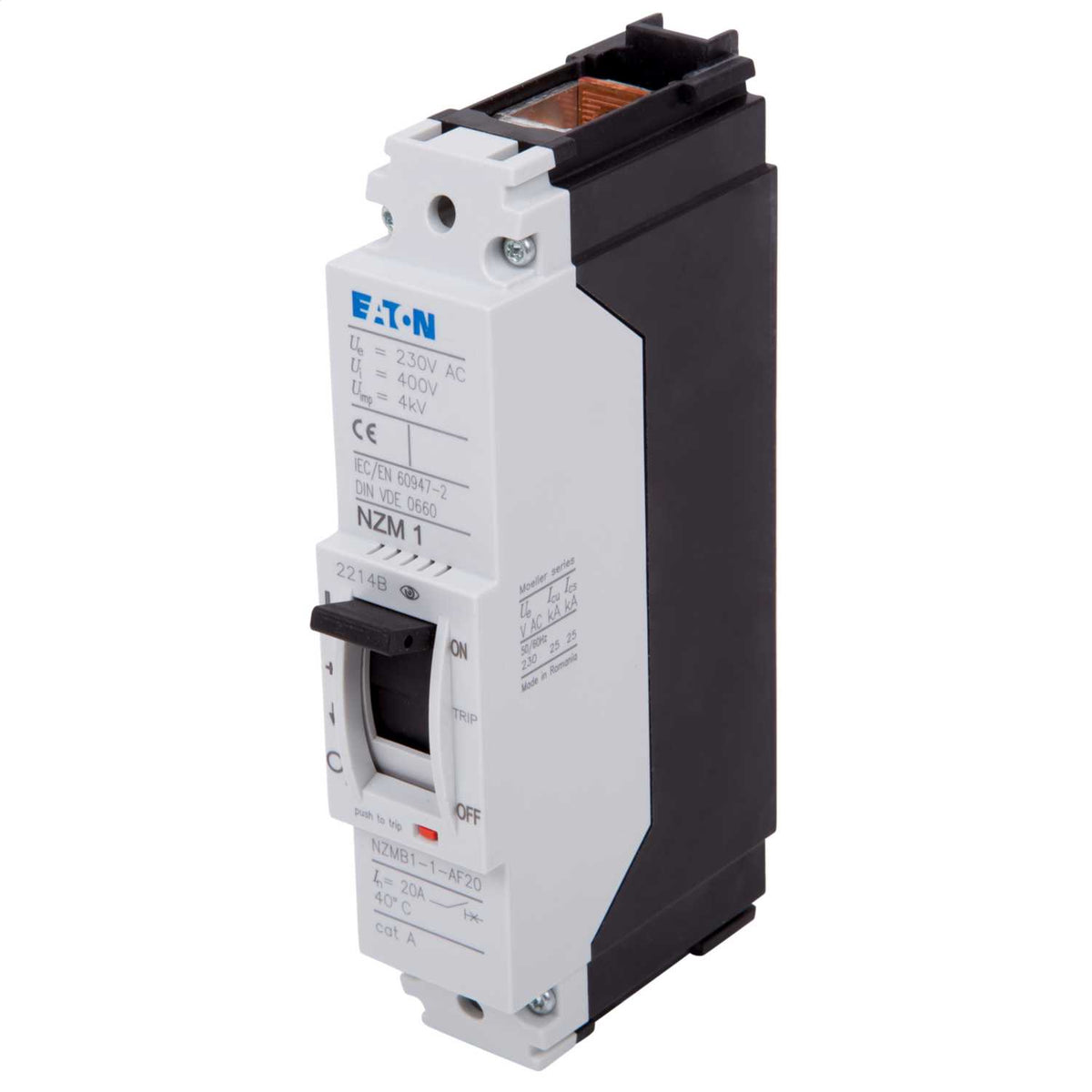 Eaton 20A Single Pole 25kA Mccb