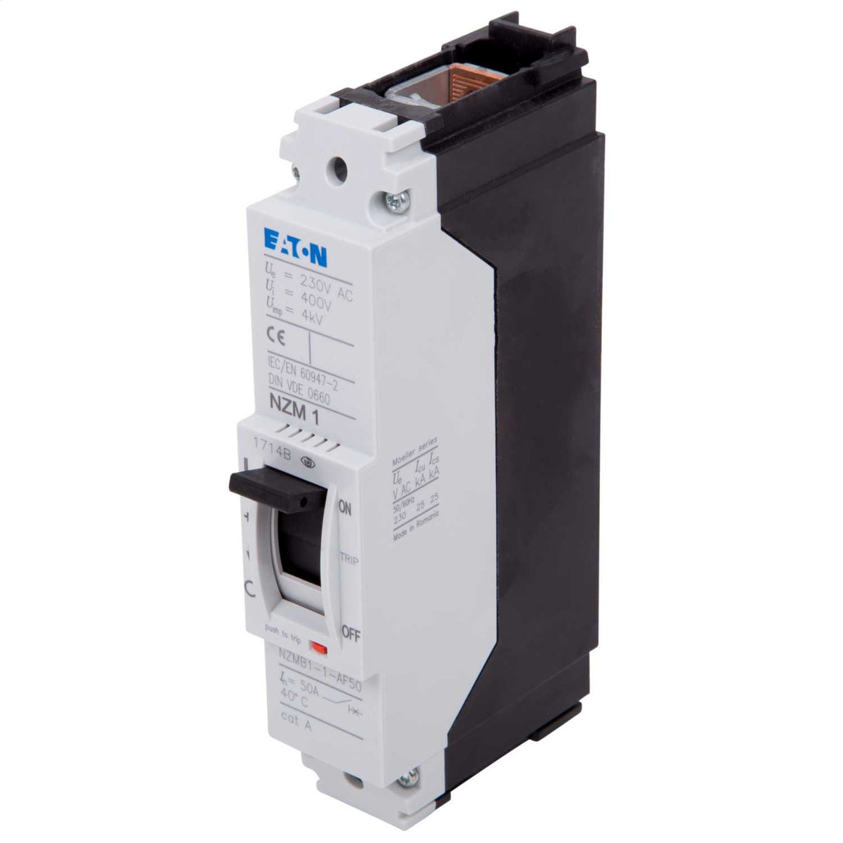 Eaton 50A Single Pole 25kA Mccb