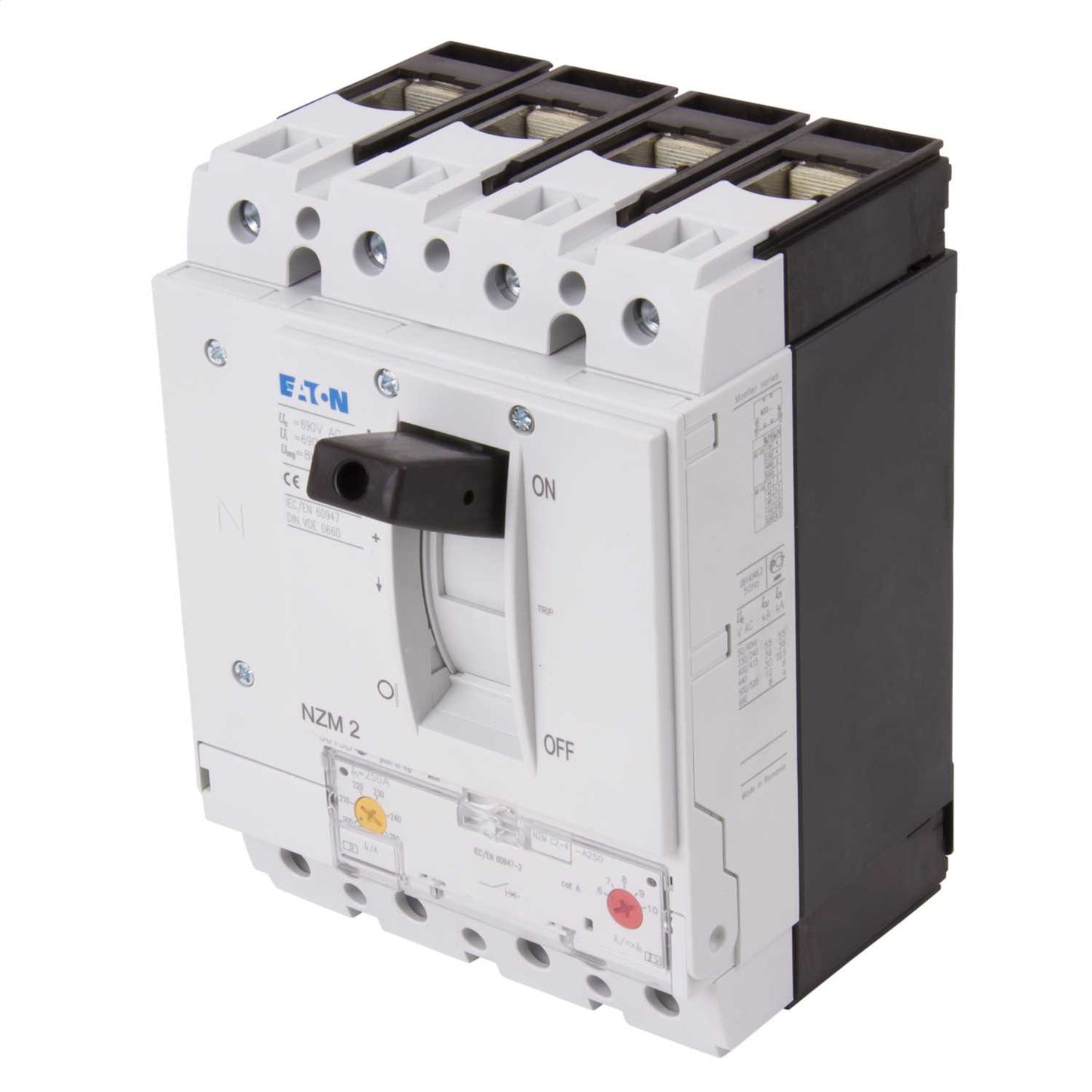Eaton 250A 4P 36kA Mccb