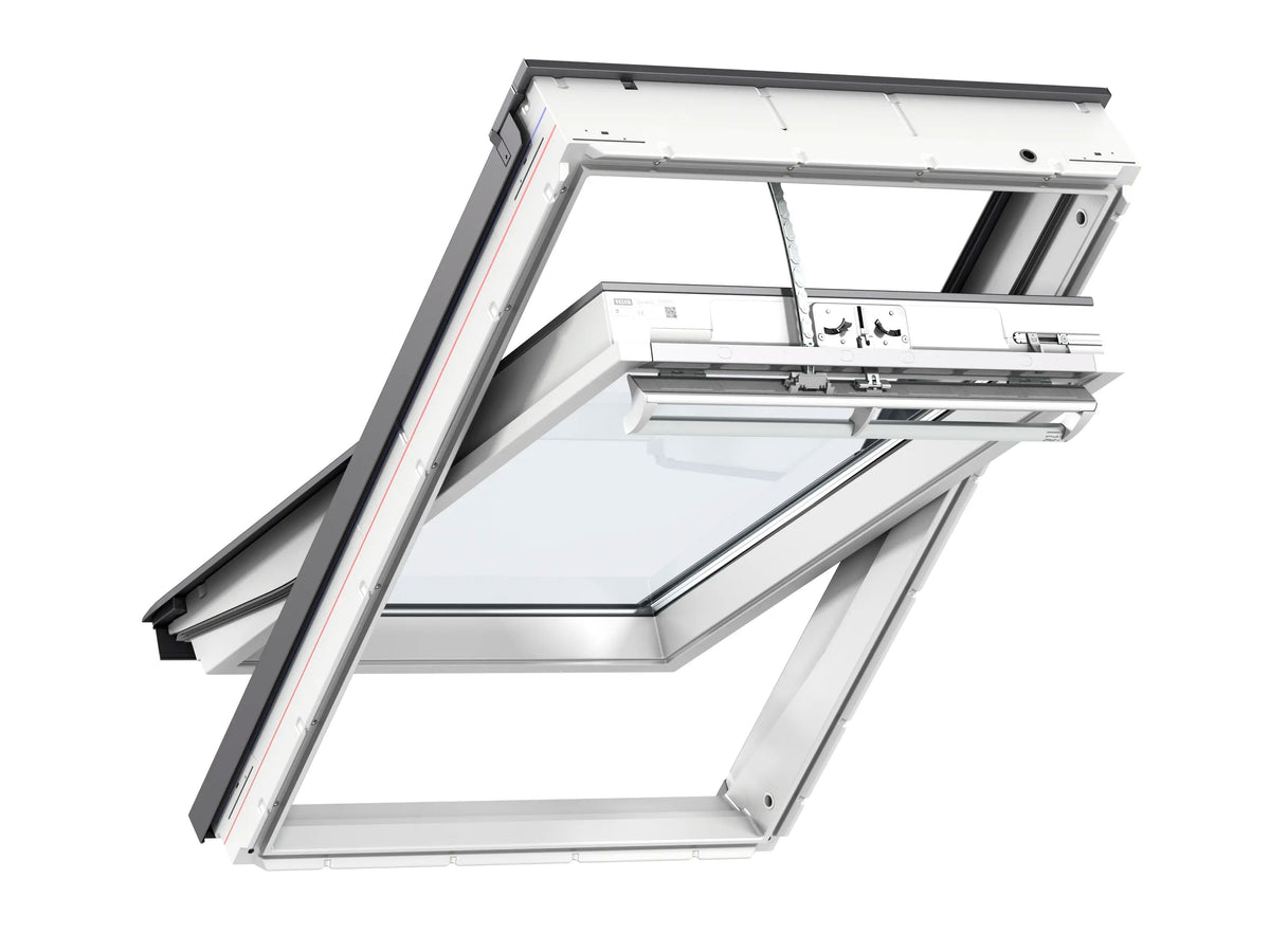 Velux GGU PK08 006630A Solar Centre Pivot Roof Window M-Free 66-Pane 94 x 140cm White