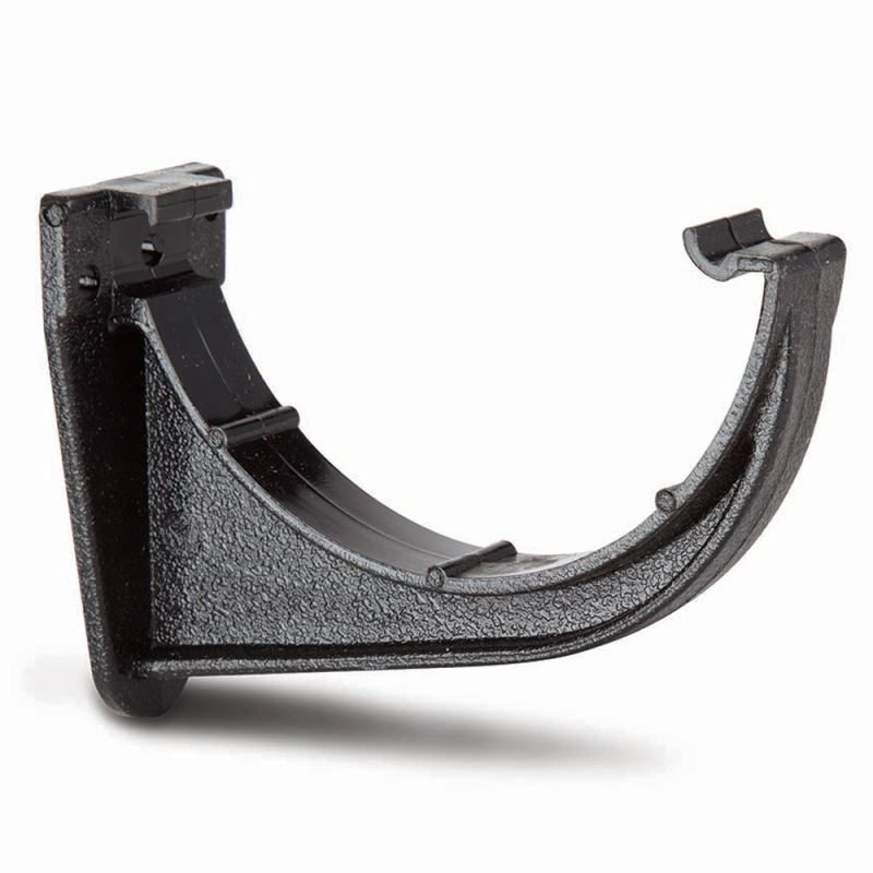 POLYPIPE ELEGANCE CAST IRON FASCIA BRACKET CIRFB1BK BLACK