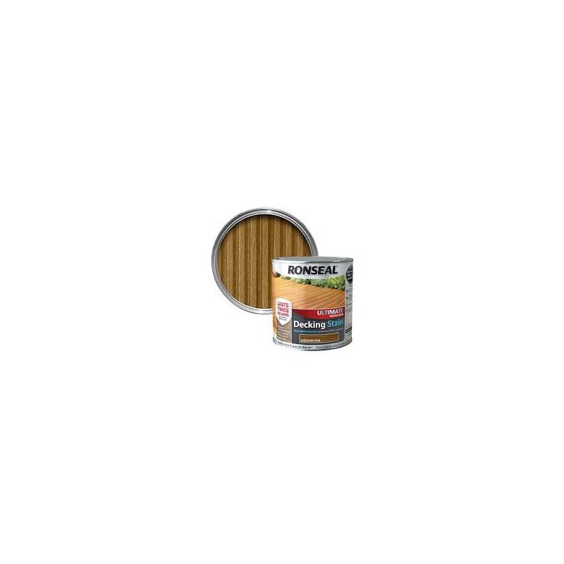 RONSEAL ULTIMATE DECKING STAIN 2.5l MEDIUM OAK 39114