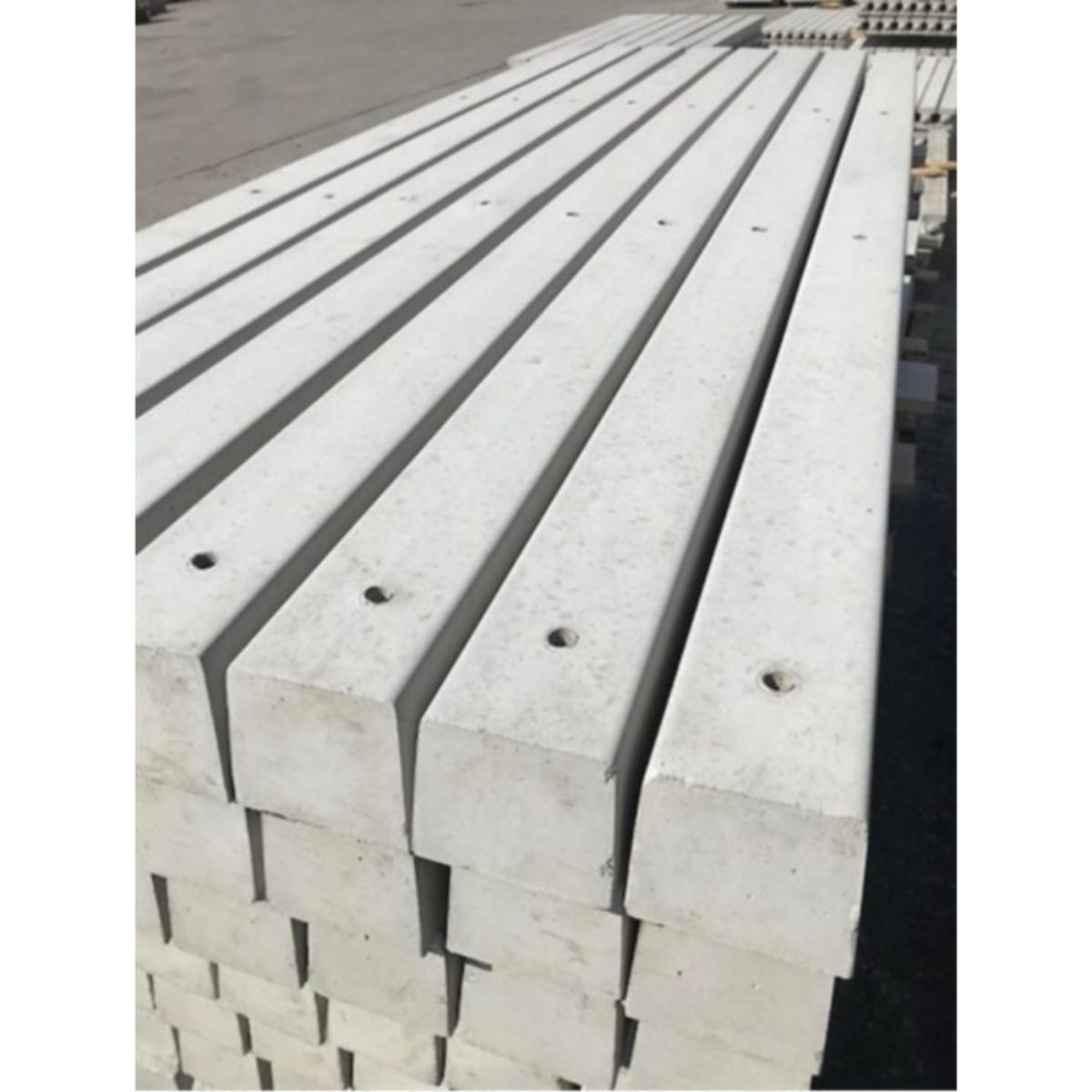 A&B 2350 x 100 x 100mm (7'9") WET-MIX (3 HOLED) CONCRETE POST P031